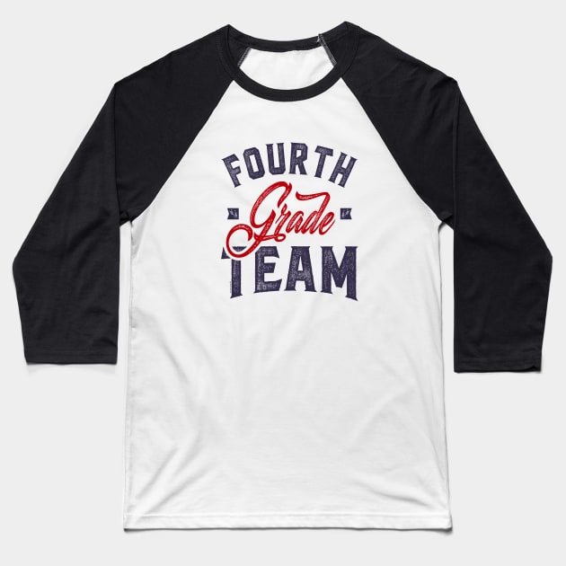 Fourth Grade Team Baseball T-Shirt by C_ceconello